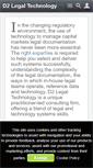 Mobile Screenshot of d2legaltech.com