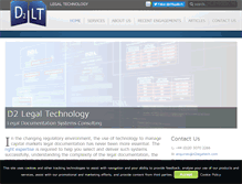 Tablet Screenshot of d2legaltech.com